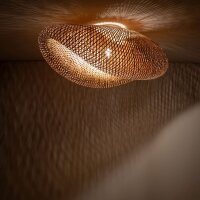 Grand plafonnier Bambou naturel Ø60 cm E27...