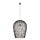 Suspension en bambou noir confortable E27 Ø53,5 cm