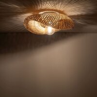 Plafonnier décoratif Ø50 cm E27 Bambou naturel