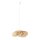 Suspension confortable en bois de bambou E27 L:50 cm grande