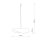 Suspension réglable en hauteur Bambou Bois E27 L:80 cm