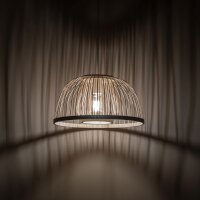 Lampe à suspendre décorative en bois...
