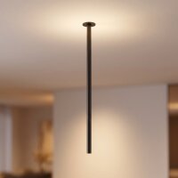 Spot à encastrer métal noir rond H:75 cm G9...