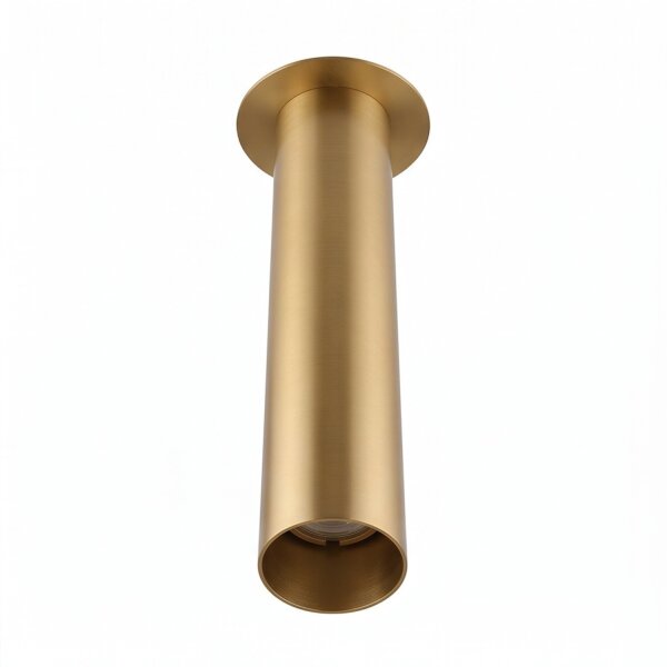 Spot à encastrer en métal doré rond H:75 cm G9 stylé