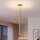 Spot à encastrer en métal doré rond H:75 cm G9 stylé