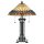 Lampe Tiffany Table Interrupteur &agrave; tirette 57cm de haut Design Premium