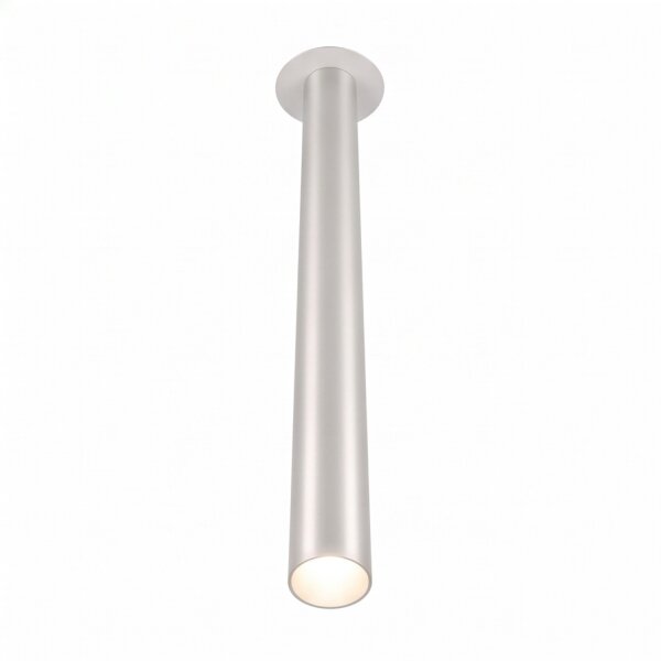 Grand spot encastré en métal rond H:75 cm G9 en blanc
