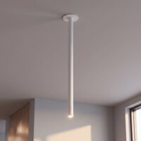 Grand spot encastré en métal rond H:75 cm...