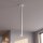 Grand spot encastré en métal rond H:75 cm G9 en blanc