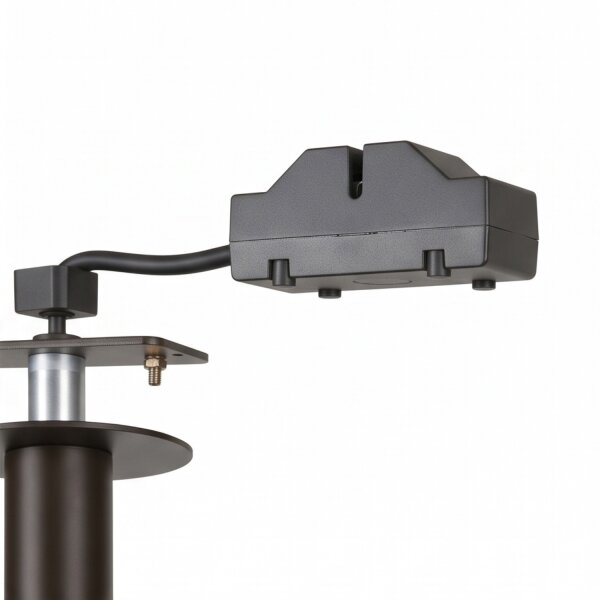 Lampe encastrée ronde en métal H:90 cm G9 jusquà 10 W en noir