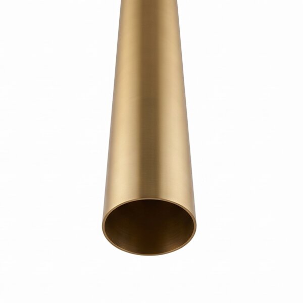 Spot rond encastré Ø6 cm en or G9 accentué