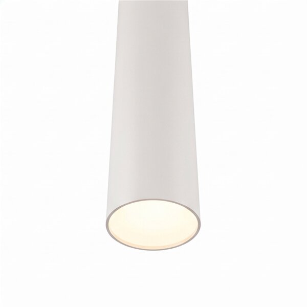 Spot rond encastré Ø6 cm blanc acier G9 accentué