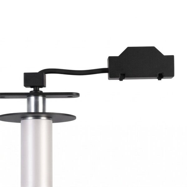 Spot rond encastré Ø6 cm blanc acier G9 accentué