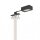 Spot rond encastré Ø6 cm blanc acier G9 accentué