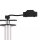 Spot rond encastré Ø6 cm blanc acier G9 accentué