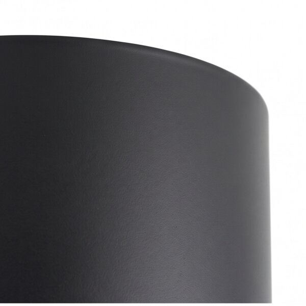 Spot de plafond noir aluminium GX53 IP54 L:10 cm apparent