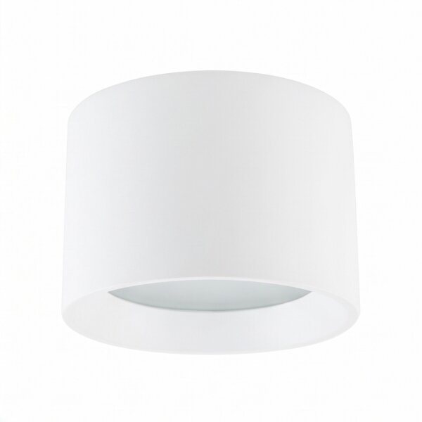 Projecteur de plafond Blanc Aluminium GX53 IP54 L:10 cm Montage apparent