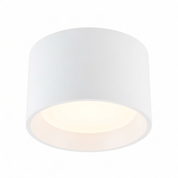 Projecteur de plafond Blanc Aluminium GX53 IP54 L:10 cm Montage apparent