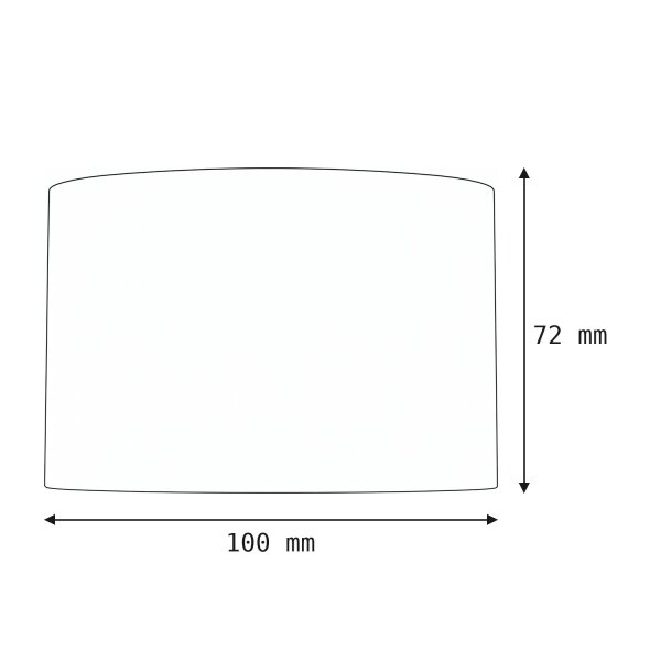 Projecteur de plafond Blanc Aluminium GX53 IP54 L:10 cm Montage apparent