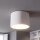 Projecteur de plafond Blanc Aluminium GX53 IP54 L:10 cm Montage apparent