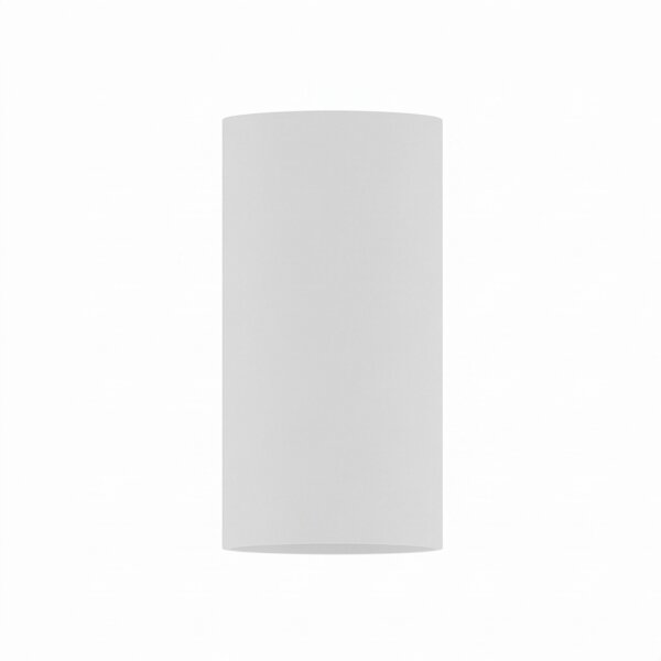 Spot de plafond apparent métal GU10 L:5,5 cm rond en blanc