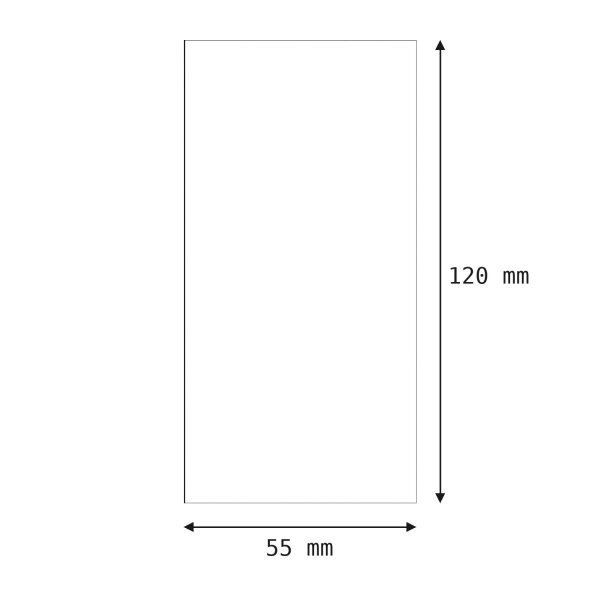 Spot de plafond apparent métal GU10 L:5,5 cm rond en blanc