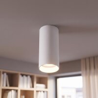 Spot de plafond apparent métal GU10 L:5,5 cm rond...