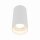 Spot de plafond apparent métal GU10 L:5,5 cm rond en blanc