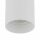 Spot de plafond apparent métal GU10 L:5,5 cm rond en blanc