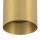 Spot de plafond acier GU10 en laiton Ø5,5 cm cylindre