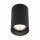 Spot de plafond noir métal GU10 5,5 cm accentué