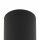 Spot de plafond noir métal GU10 5,5 cm accentué