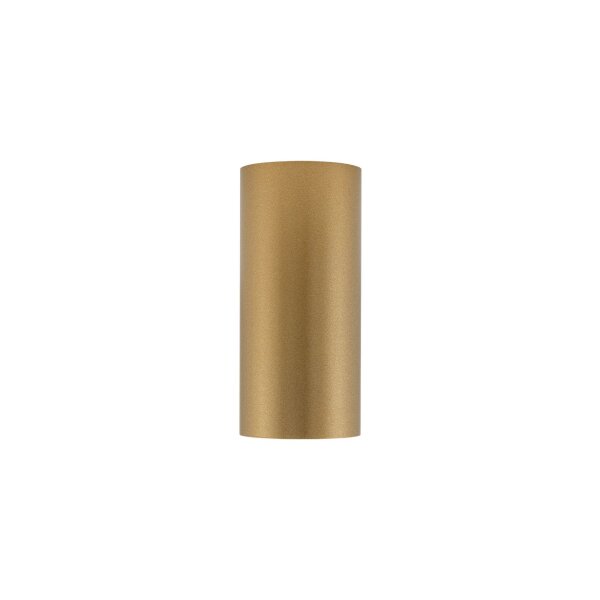 Elégant spot à poser en acier doré GU10 Ø5,5 cm rond