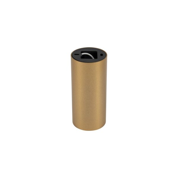 Elégant spot à poser en acier doré GU10 Ø5,5 cm rond