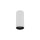Spot de plafond noir blanc métal GU10 Ø5,5 cm apparent