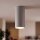 Spot de plafond gris métal GU10 rond Ø5,5 cm apparent