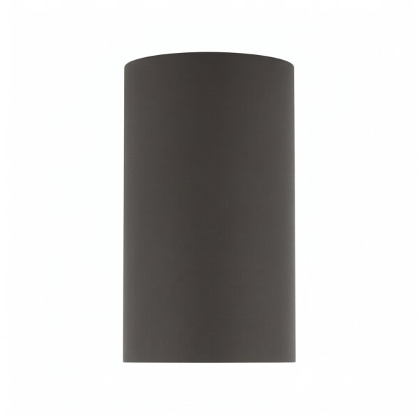 Spot de plafond gris métal GU10 rond Ø5,5 cm apparent