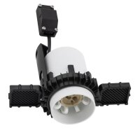 Spot encastré métal blanc Ø5,5 cm...