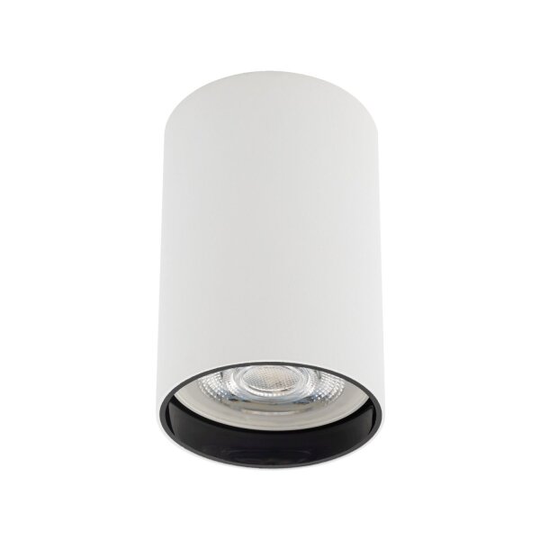 Spot à encastrer métal blanc noir Ø5,5 cm GU10 max. 10 W