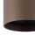 Spot encastré métal accentué Ø5,5 cm GU10 chocolat