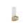 Applique murale verre aluminium G9 IP44 P:7 cm en laiton