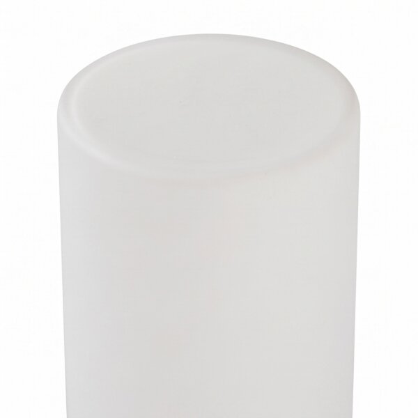 Applique noire anti-éblouissement verre métal G9 IP44 L:5 cm