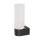 Applique noire anti-éblouissement verre métal G9 IP44 L:5 cm