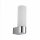 Applique murale verre aluminium G9 IP44 H:16,5 cm en chrome