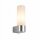 Applique murale verre aluminium G9 IP44 H:16,5 cm en chrome