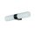 Applique noire Up Down à faible éblouissement G9 IP44 H:29,5 cm