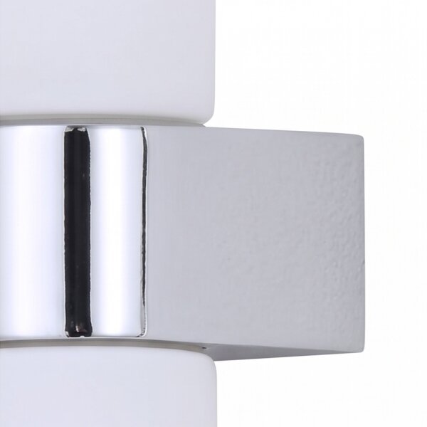 Applique Up Down à faible éblouissement en chrome G9 IP44 H:29,5 cm
