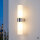 Applique Up Down à faible éblouissement en chrome G9 IP44 H:29,5 cm