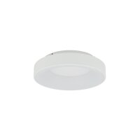 Plafonnier LED blanc métal Ø 38 cm 2700 lm...