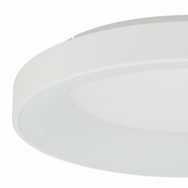 Plafonnier LED Blanc Métal Ø60 cm rond 3000 K blanc chaud